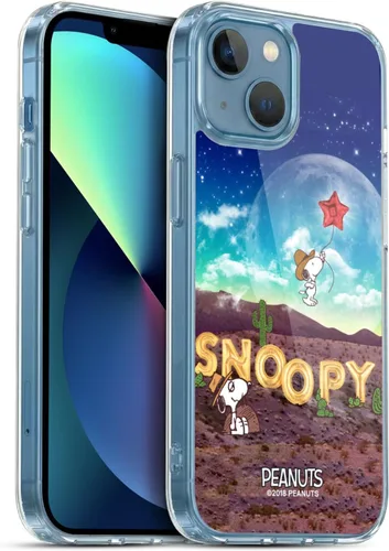 Vista 103 de Head Case Designs Funda de gel con licencia oficial de Peanuts Nebula Cactus Needles Snoopy Space Cowboy [protección de grado militar] compatible
