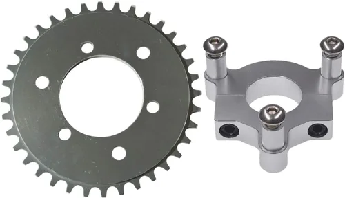 Vista 7 de Engranaje CNC de 36 dientes con adaptador de 1.5" adecuado para bicicleta motorizada de 60 cc, 66 cc, 80 cc (Negro)