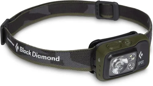 Vista 8 de BLACK DIAMOND Spot 350 - Faro delantero, alimentado por AAA, regulable, brillante, grafito 351 lumens, red night vision, Brightness Memory