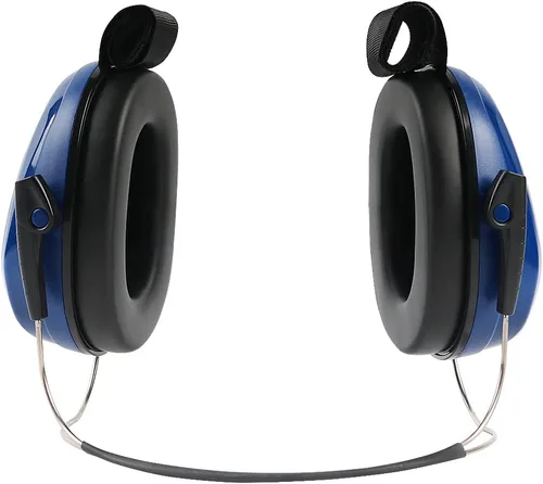 Vista 6 de Orejeras de protección auditiva GREEN DEVIL SNR 27dB/NRR 22dB Reducción de ruido Orejeras con banda para la cabeza/montadas en el casco/detrás