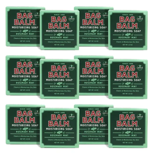 Vista 3 de Bag Balm Mega Jabón Hidratante Aroma a Menta Romero - 3.9oz, paquete de 5