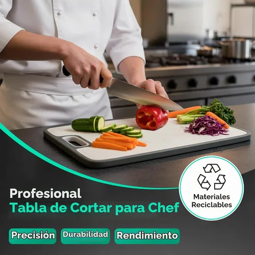 Vista 5 de Tabla de cortar de titanio de 16 x 11 pulgadas, tablas de cortar de doble cara, no tóxicas, tablas de cortar de titanio para cocina, ideal