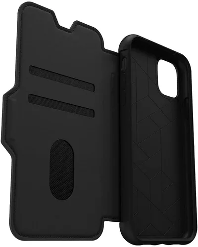 Vista 5 de OtterBox Strada Series - Funda para iPhone 11 Pro Max, color negro y peltre Sombra (NEGRO/PEWTER)