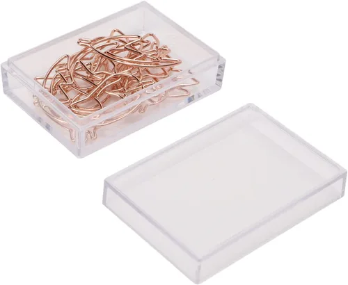 Vista 7 de 100 clips de papel con forma de animal de oro rosa, bonitos clips de papel con forma de conejo, bonitos clips de marcado para suministros