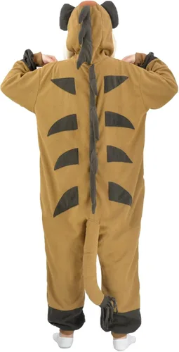 Vista 6 de LZBXBXDA Pijama de Hyena para adultos, disfraz de animal para cosplay, ropa de dormir, traje de dormir para mujeres y hombres