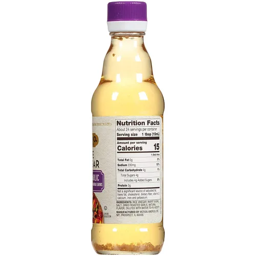 Vista 2 de Nakano Vinagre de arroz con ajo asado sazonado- 12 fl oz - 2 piezas