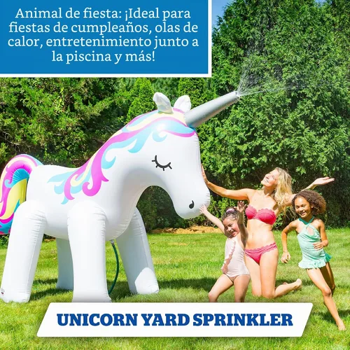 Vista 2 de BigMouth Inc Rociador para patio, Unicornio mágico