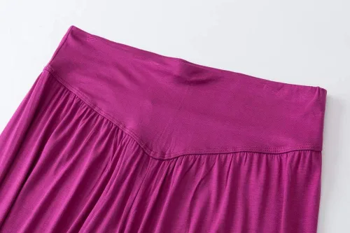 Vista 27 de Pantalones de algodón modal para mujer de AvaCostume, pantalones suaves para practicar yoga o deportes.