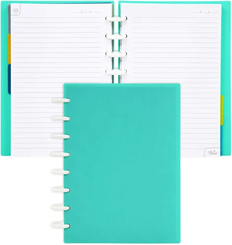 Vista 23 de Talia - Cuadernos de notas con tapas, planificador, personalizables, (Rosa de los 90, Junior (5.5 pulgadas x 8.5 pulgadas))