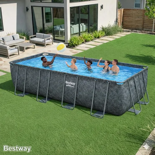 Vista 2 de Bestway APX 365 - Juego de piscina sobre el suelo de 18' x 9' x 52