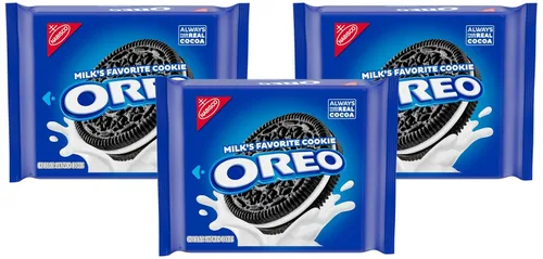 Vista 21 de Oreo, galletas sándwich de chocolate, 13.3 onzas Siempre hecho con cacao real, certificado Kosher