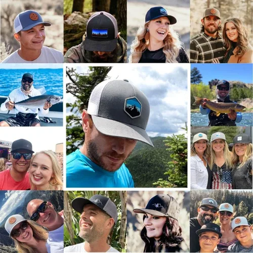 Vista 2 de LINDO Trucker Hat - Mountain Sky