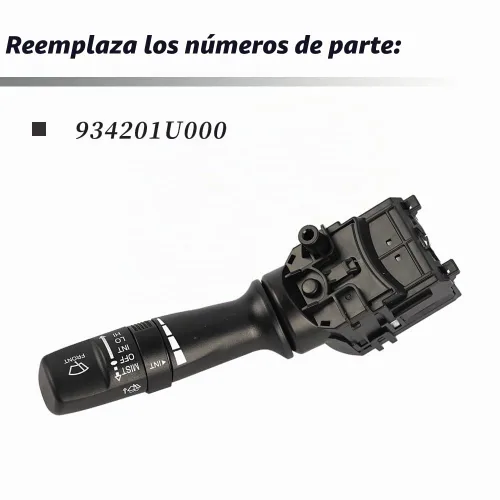 Vista 3 de Interruptor de control del limpiaparabrisas 934201U000 compatible con Hyundai Sonata 2.0L 2.4L 2011-2014, Elantra 1.8L 2.0L 2011-2016, Kia Rio 1.6L