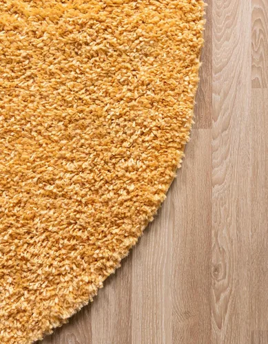 Vista 336 de Unique Loom Colección Davos Shag - Alfombra Lino