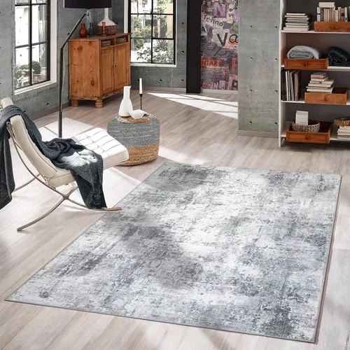 Vista 17 de GLN Rugs Bohemian - Troy - Alfombra de felpilla lavable a máquina, bohemio, lavable, antideslizante, alfombra de área de felpilla de pelo bajo