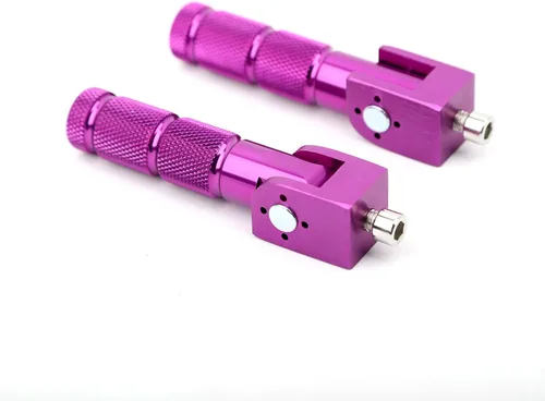 Vista 12 de Minho Negro CNC Reposapiés Plegables para Motocicleta y Bicicleta, Clavijas M8, Apoyapiés Trasero para Mini Bicicleta, Partes para Honda Grom
