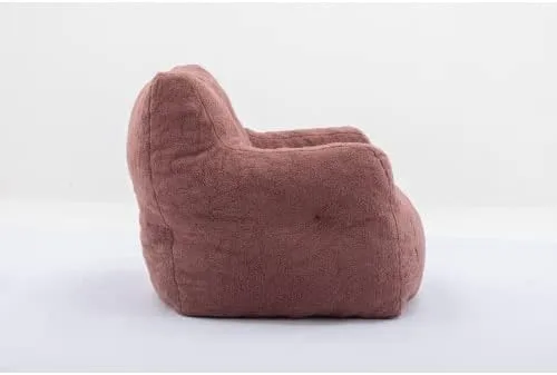 Vista 9 de anwickjeff Sillones puf, puf de relleno suave copetudo con relleno, sofá perezoso esponjoso, tumbona imperial gigante para dormitorio, sala de estar