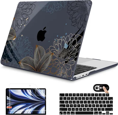 Vista 27 de Mektron Funda para MacBook Air 2025 M4 de 13.6 pulgadas A3240 Compatible con 2023 A2681 M2 2024 A3113 M3 Chip con Liquid Retina Display Touch ID