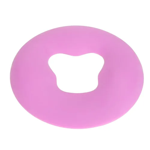 Vista 3 de Almohada facial para mesa de masaje, cojín de silicona para masaje de spa, cojín facial ()