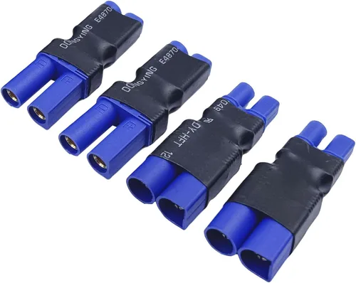 Vista 2 de Adaptador de conector hembra macho EC3 a EC5 para conectores de batería RC Lipo