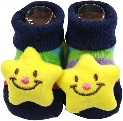 Vista 7 de Bowbear Adorables calcetines antideslizantes para bebé, 6 pares