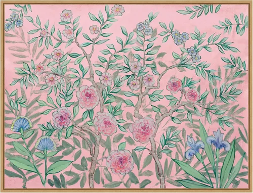 Vista 15 de Amanti Art Lienzo enmarcado para pared, 18 x 24 pulgadas, jardín francés rosa, por Julia Purinton, lienzo enmarcado para pared, obras de arte