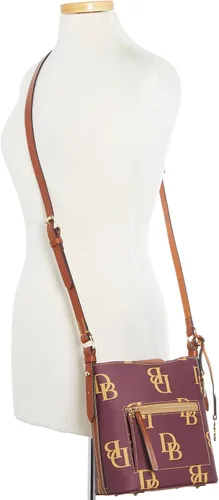 Vista 4 de Dooney & Bourke Bolso de mano, Monogram Small Ridley Crossbody - Vino, Vino