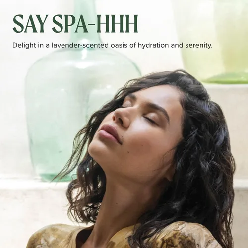 Vista 9 de Champú hidratante de lavanda y menta Tea Tree, hidrata + calma, para cabello grueso y seco