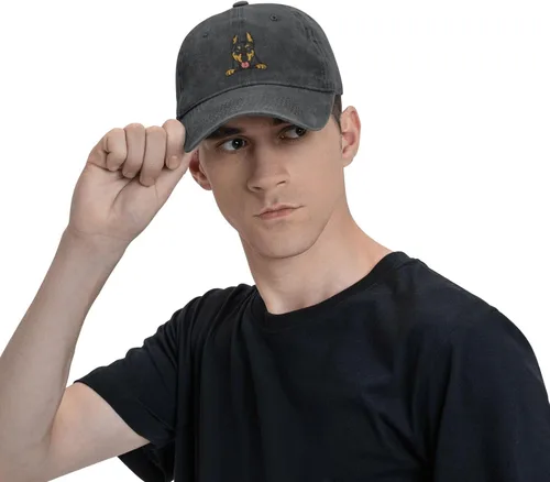 Vista 3 de Dog Hats for Men Women, Funny Adjustable Printed Cottton Animal Gifts Baseball Cap