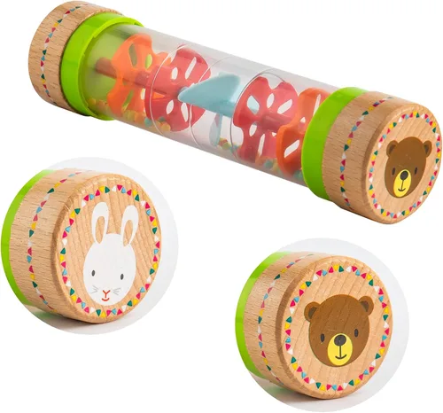 Vista 5 de Musfunny Rainmaker Rain Stick Baby Toy: Instrumento sensorial para niños Arcoír