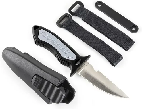 Vista 6 de Cressi Cuchillo de lanza Grip de 6.8 pulgadas, color negro