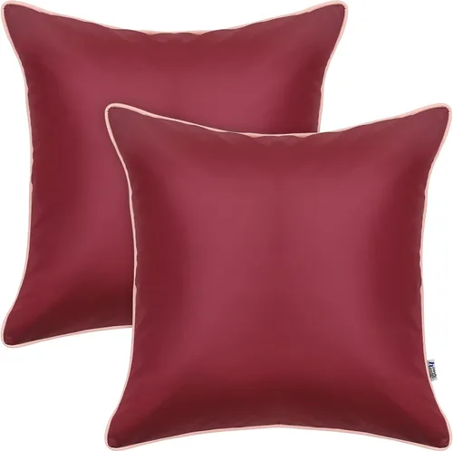 Vista 28 de Paquete de 2 fundas de almohada para exteriores de 12 x 20 pulgadas, resistente al agua, de piel de silicona, resistente a los rayos UV, resistente