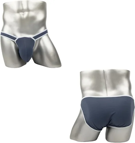 Vista 2 de ZONBAILON Ropa interior para hombre, bolsa elástica, sexy, de tiro bajo, con aumento de abultamiento