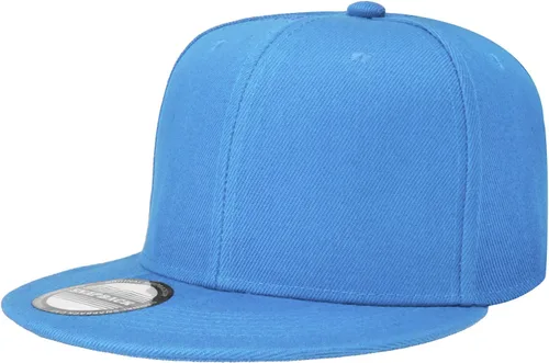 Vista 3 de Falari Venta al por mayor 12 Pack Snapback Sombrero Gorra Hip Hop Estilo Flat Bill Blanco Color Sólido Tamaño Ajustable