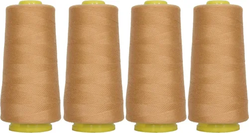 Vista 111 de Threadart Hilo Serger - Costura Poliéster - 2750 Yard Cono 40/2 - Aguamarina Polyester serger thread for overlock sewing, seams and garment