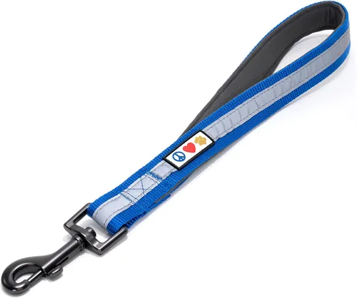 Vista 14 de Pawtitas Correa de perro de doble asa resistente para entrenamiento, correas sin tirones, ideal para perros medianos y grandes, ideal para caminar
