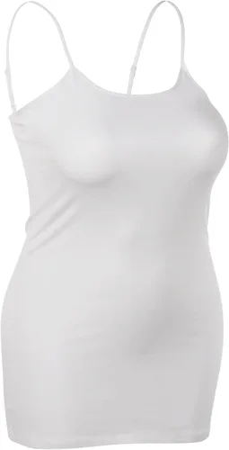 Vista 4 de Emmalise Camisola larga casual básica para mujer con tirantes ajustables