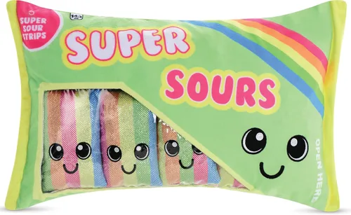 Vista 6 de iscream ¡Juega con tu comida! Paquete de almohada de forro polar perfumado con detalles bordados