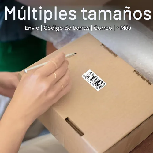 Vista 6 de Etiquetas térmicas compatibles de reemplazo para Zebra (【2" x 1"】 16 rollos/20800 etiquetas)
