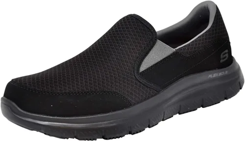 Vista 6 de Skechers Zapatos Mcallen antideslizantes Flex Advantage para hombre Negro