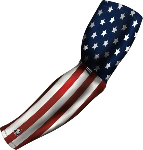 Vista 19 de B-Driven Sports Sleeve Pro-Fit - Manga Patriótica - Estados Unidos, Cuba, México, Israel, Canadá, Venezuela, Rep. Dominicana - Individual