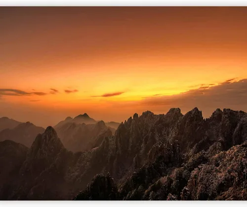 Vista 11 de artgeist Mural de pared Montañas 79 x 61 pulgadas - XXL Papel tapiz no tejido de vellón Decoración de pared Impresión fotográfica Imagen Diseño