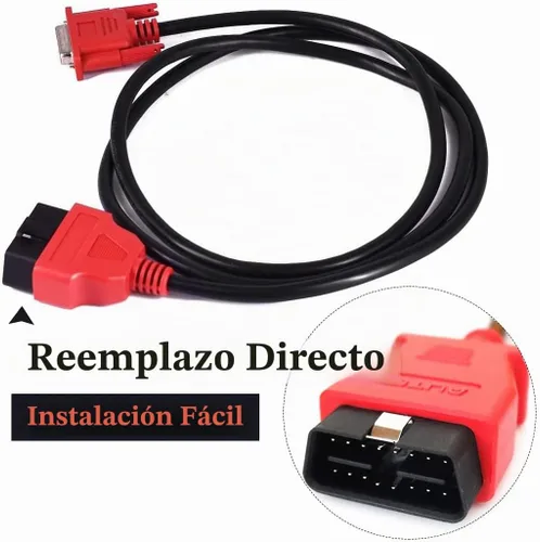 Vista 3 de Adaptador de Cable OBDII DA-4 Compatible con el Escáner Snap-on Solus Ultra EESC318 Conector Principal de Prueba OBD2 Cable de Exploración