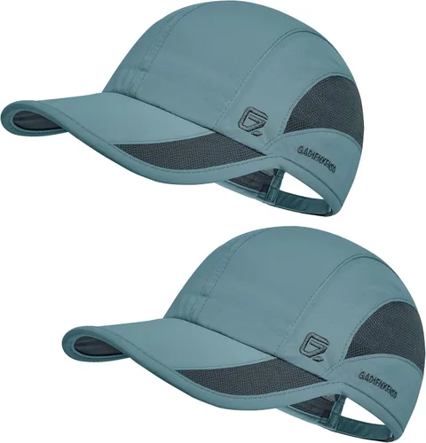 Vista 18 de GADIEMKENSD Sombrero de correr al aire libre malla transpirable 2PACK