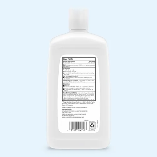 Vista 6 de Amazon Basics Champú caspa para cabello normal a graso, 28.2 onzas (paquete de 4)