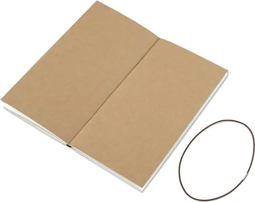 Vista 2 de Moterm Juego de 3 recambios para cuadernos de viajeros (punteado, tamaño estándar, 3.53 oz/yd²) Tamaño: Estándar, papel de 100gsm