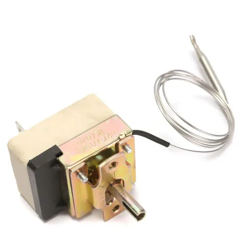 Vista 4 de Interruptor de control de temperatura AC 250V 16A 122.0-572.0 °F Termostato capilar universal para horno eléctrico, balcón, paquete de 2