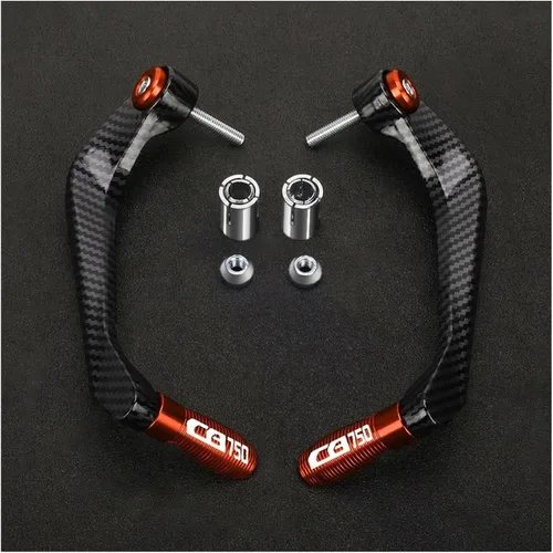 Vista 10 de for CB750 Hornet CB 750 2023 2024 Motorcycle Accessories Handlebar Grips Brake Clutch Levers Handle Bar Guard(Black)