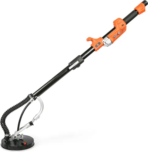 Vista 2 de WEN DW6395 Lijadora de paneles de yeso de velocidad variable de 6.3 amperios con motor de montaje medio, negro y lijadora DW120SP para paneles