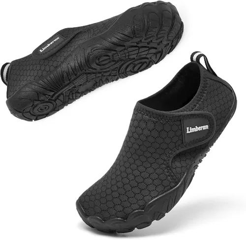 Vista 6 de Limberun Zapatos de agua para niños y niñas, zapatos de natación para niños, zapatos de playa para niños